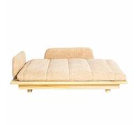 HOLGVE Cama for Perros de Madera Maciza, Cama suspendida for Mascotas de Madera, Cama de Campamento, sofá Cama for Mascotas for Todas Las Estaciones, Cama for Perros y Gatos pequeños a Medianos(34.6x3
