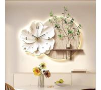 HOLGVE Decoración de Pared de Arenisca 3D Sense, Pintura LED Simulación Planta Verde, Decoración Luminosa for Dormitorio, Entrada Sala de Estar(Beige,35.5x24in90x60cm)