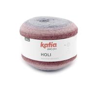 HOLI de Katia en ovillos de 200 gramos y 660 metros. (501 - Azul agua-Rosa)