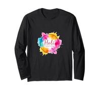 Holi Festival of Color - Celebración Colorida Manga Larga