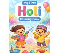 Holi Fun Coloring Book for Kids: A Joyful Festival of Colors Coloring Book for Ages 4-8