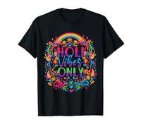 Holi Vibes Only Indian Hindu Spring Holi Festival De Colores Camiseta