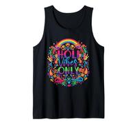 Holi Vibes Only Indian Hindu Spring Holi Festival De Colores Camiseta sin Mangas