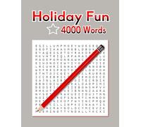 Holiay Fun: Word Search Puzzle Book 4000 Words 126 Pages Last Page Calendar 2025 Size 8.5x11 For Adult And Seniors (Holiday Fun Word Puzzle)