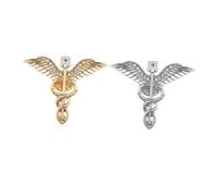 Holibanna 1 Juego Broche Pin De Solapa De Ramo De Boda Pasador De Alas De Guardián Insignia De Ala Alfiler Hallowen Haloween Pin De Solapa De Ala De Ángel Joyas De Ropa Aleación 2 Piezas