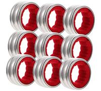 Holibanna 1 Juego Collares Antigoteo Para Botellas De Vino Inoxidable Diseño Accesorios Para Bebidas Fiestas Y Reuniones Práctica Para Evitar Derrames Y Mantener La Mesa Limpia 9 Piezas