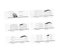 Holibanna 1 Juego Plantilla de Cejas Reutilizable para Diseño de Cejas Guía Práctica para Maquillaje para Principiantes y Mujeres