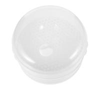 Holibanna 1 juego Vaporera de Doble Capa para Microondas Cocedor de Alimentos Alta Temperatura para Cocinar Arroz y Pescado de Limpiar Diseño de Tapa Antisalpicaduras Utensilio de Cocina
