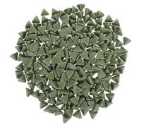 Holibanna 1 paquete de material abrasivo para pulido de 15 mm/0,6 pulgadas, relleno de resina para máquina de pulido de piedra, 1,1 lb