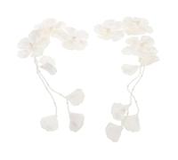 Holibanna 1 Par De Elegantes Pendientes Botánicos De Cuento De Hadas Para Novias, Ideales Para Realzar Peinados Y Looks Festivos De Boda.