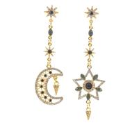 Holibanna 1 Par De Pendientes Asimétricos De Estrella Y Pendientes Góticos Pendientes De Moda Pendientes Asimétricos Pendientes De Mujer De Moda Pendientes Asimétricos Pendientes