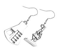 Holibanna 1 Par De Pendientes Químicos Pendientes De Ciencia Biológica Pendientes De Moda Para Mujeres Pendientes Colgantes Para Niñas Joyería De Moda Para Mujeres Pendientes