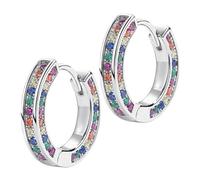 Holibanna 1 Par pendientes de pequeño diminuto bisutería para mujer pendientes de aros arete pendientes aros para mujer Pendientes para mujeres pedrería