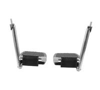 Holibanna 1 Par reposapiés para tobillo conducir escabel Reemplazo del reposapiés de la pedal de para paciente plastico abs Black
