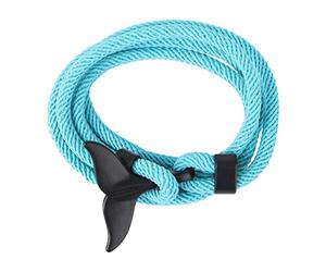 Holibanna 1 Pc Pulsera Cola de Ballena Brazalete Diario Joyas de Pareja Pulseras Tejidas muñequera Brazalete de Pareja Pulsera Linea Ancla Accesorios Amantes Gel de sílice