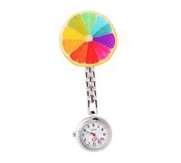 Holibanna 1 Pieza Reloj De Montura Electrónica Colgante Accesorios De Enfermera Digital Enfermería Reloj De Bolsillo con Pinza para Medicos Cronometrador del Sanatorio Colorful
