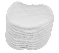 Holibanna 10 Piezas 12 Absorbentes Lavables Cubre Amamantando Almohadillas Reutilizables Bálsamo Para Para Amamantar Enfermería Algodón
