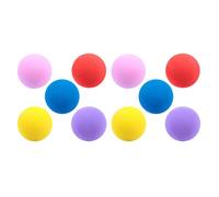 Holibanna 10 Piezas Balones de Entrenamiento de Práctica para Golf Indoor, Bola de Goma Eva Ligera y Reutilizable, Adecuado para Principiantes Ejercicios de Interior Color Color Aleatorio