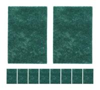 Holibanna 10 Piezas Estropajo Verde de Fibra para Lavar Platos y Cocinas Cerámicas, Limpieza Duradera y Eficaz para Trabajos Difíciles Hogar