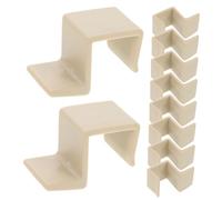 Holibanna 10 Piezas herrajes para barandas de cama soporte de riel de cama soporte de cama adaptador de soportes de marco de cama soporte del marco de la cama el plastico