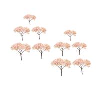 Holibanna 10 Piezas Miniature Cherry Blossom Trees For Diorama Decoration Multiple For Creative Projects and Micro Landscapes