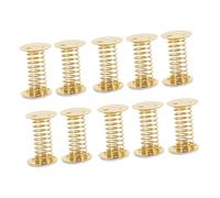 Holibanna 10 Piezas Muñeca Base De Cabezones para Tableros Base De De Muñecas Resortes para Manualidades Base De Resorte Sacudiendo La Cabeza De La Muñeca Dorado Metal