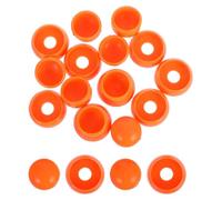 Holibanna 10 Tapas Naranjas de Plástico para Tuercas y Pernos Durabilidad Exterior y Compatibilidad para Parques Infantiles y Jardines