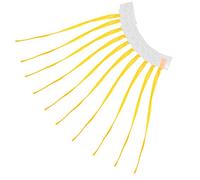 Holibanna 100 Piezas Bolsa De Malla para Frutas y Verduras Maleta Bolsas De Malla Neto Red De Jardín con s De Almacenamiento De Neta De Cebolla Educación Física Yellow