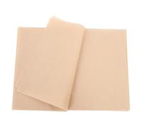 Holibanna 100 piezas Papel de Pergamino para Hornear sin Blanquear Precortadas Antiadherente con Silicona Apto para Freidora de Aire Horno y Barbacoa Ecológico Resistente al Calor