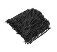 Holibanna 1000 piezas Ataduras de Hierro Galvanizado con Revestimiento Plástico Flexible Reutilizables y Resistentes para Fijar Ramas de Plantas Jardinería y Organización de Cables Pack de