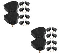 Holibanna 10pares Heel Repair Tips for High Heel Shoes Replacement Tips for Comfortable and Stable Use Heart-shaped Design Material Thick and Thin Options