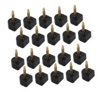 Holibanna 10pares of High Heel Tips Durable Anti-slip Heel Caps for Shoe Repair Replacement Accessories Quiet and Wear-resistant
