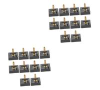 Holibanna 10pares Puntas De Repuesto Para Tacones Altos De Caps De Reparación De Talón Cuadrados Accesorios Para Mantenimiento De Zapatos Diseño Resistente y Silencioso Compatible Tacones