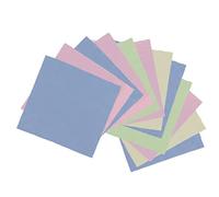 Holibanna 12piezas Paquete De Paños De Azul Verde Rosa y Para Limpieza De Gafas Pantallas y Lentes Reutilizables y