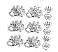 Holibanna 15 Piezas Broche Mini Rhinestone Pequeñas Insignias de Aleación para Bodas Cumpleaños y Banquetes Accesorios de Joyas para Princesas