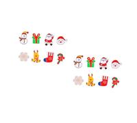 Holibanna 16piezas Broches De Navidad Alfileres De Ropa Diseño De Personajes Decoración Festiva De Joyería Creativa Originales Para y Familia