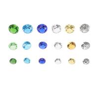 Holibanna 18piezas Faux Diamonds for Pirate Treasure Decor Crystal Gems for Parties and Home Decoration