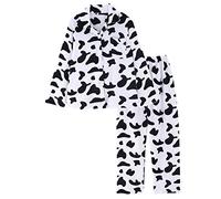 Holibanna 1Juego Conjunto de de Mujer de Manga Larga y Pantalones Largos de Algodón con Diseño de Vaca Ropa de Dormir Cálida y para Casa Xl