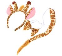 Holibanna 1juego Disfraz De Giraffe Para Set De Accesorios De Cosplay Diadema Pajarita y De Cumpleaños y Halloween