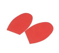 Holibanna 1par Almohadillas Antideslizantes De Media Para Mujer Protector De Zapatos De Caucho Rojo De Alta Durabilidad y Silencio Para Sandalias y Tacones