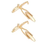 Holibanna 1Par Gemelos de Saxofón para Hombre Cufflinks de Diseño Elegante Accesorios para Camisas Eventos Formales y Casual Perfectos para Hombres