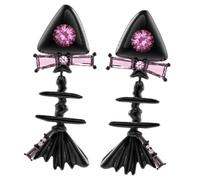 Holibanna 1par Pendientes De Pescado Creativo Para Mujer Aretes De Hueso De Pescado Brillantes Joyería De Moda Para Fiestas y Uso Diario