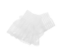 Holibanna 1par Puños De Encaje Falsos Elegantes Para Mujer Manguitos Desmontables De Poliéster Decoración Chic Para Suéteres y Trajes Accesorios De Moda Para Eventos