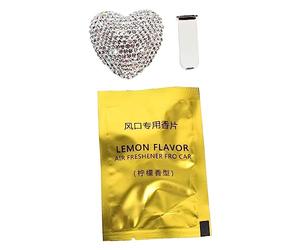 Holibanna 1Pc Clip De Perfume Clip De Diamantes De Imitación De Ventilación Para Vehículos Salida De Aire Del Vehículo Decoración Acrílico Vitrina Cristales Decoración Ventilación De Aire