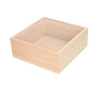 Holibanna 1pieza Caja De Madera Transparente Para Flores Diseño De Ventana Organizador De Para Festival Cumpleaños y Bodas