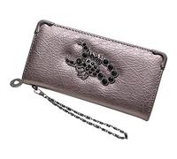 Holibanna 1pieza Cartera De Mujer Retro Rhinestones Monedero para Tarjetas y Cambio para Fiestas y Uso Diario Color Champán Estilo