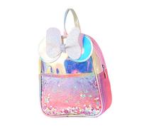 Holibanna 1pieza Mochila Infantil Lazo y Brillantes Mochila Escolar De Kindergarten para Niño Niña Bolsa De Estudiantes Colorida y Duradera