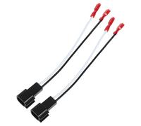 Holibanna 2 Adaptadores de Arnés de Cable para Altavoces de Coche Conector de Instalación para Sistema de Sonido de Vehículo Pieza de Repuesto Compatible y Resistente de Plástico