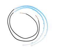Holibanna 2 Barras en Tonalidad Clara LED Flexibles 12v 60 Cm Luz de Circulación Diurna y Luz Direccional Amarilla para Coche para Suv y Camión