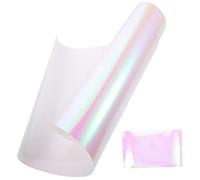 Holibanna 2 Hojas Holographic Heat Transfer Vinyl Sheets For T Shirt Durable And Easy To Use For Diy Clothing Projects